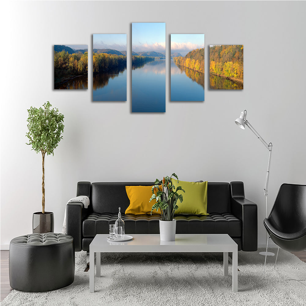 Exquisite Wisconsin River Wall Art - Handmade with Sustainable Pine