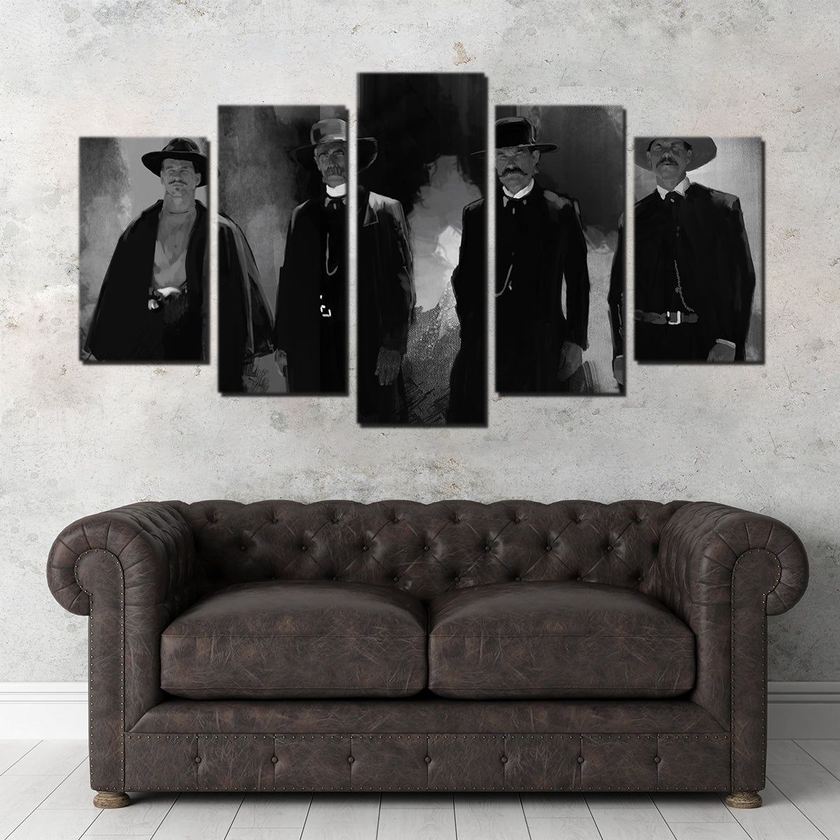 Stunning Tombstone Gang Wall Art by Andy Brackpool
