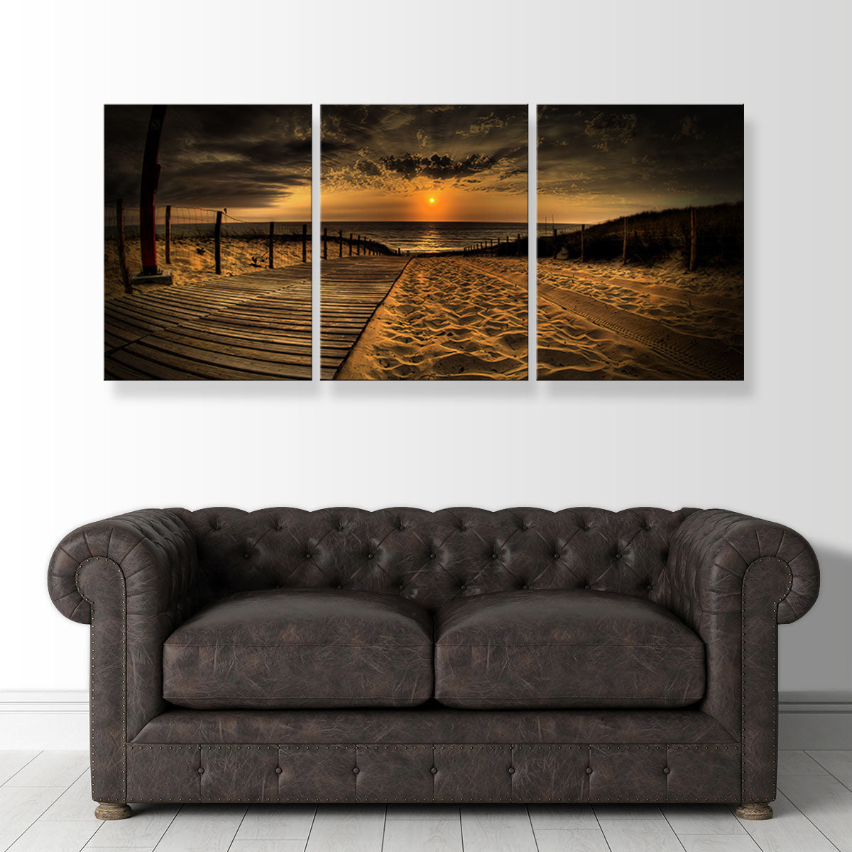 Gorgeous Sunset Beach Wall Art for Stunning Home Decor