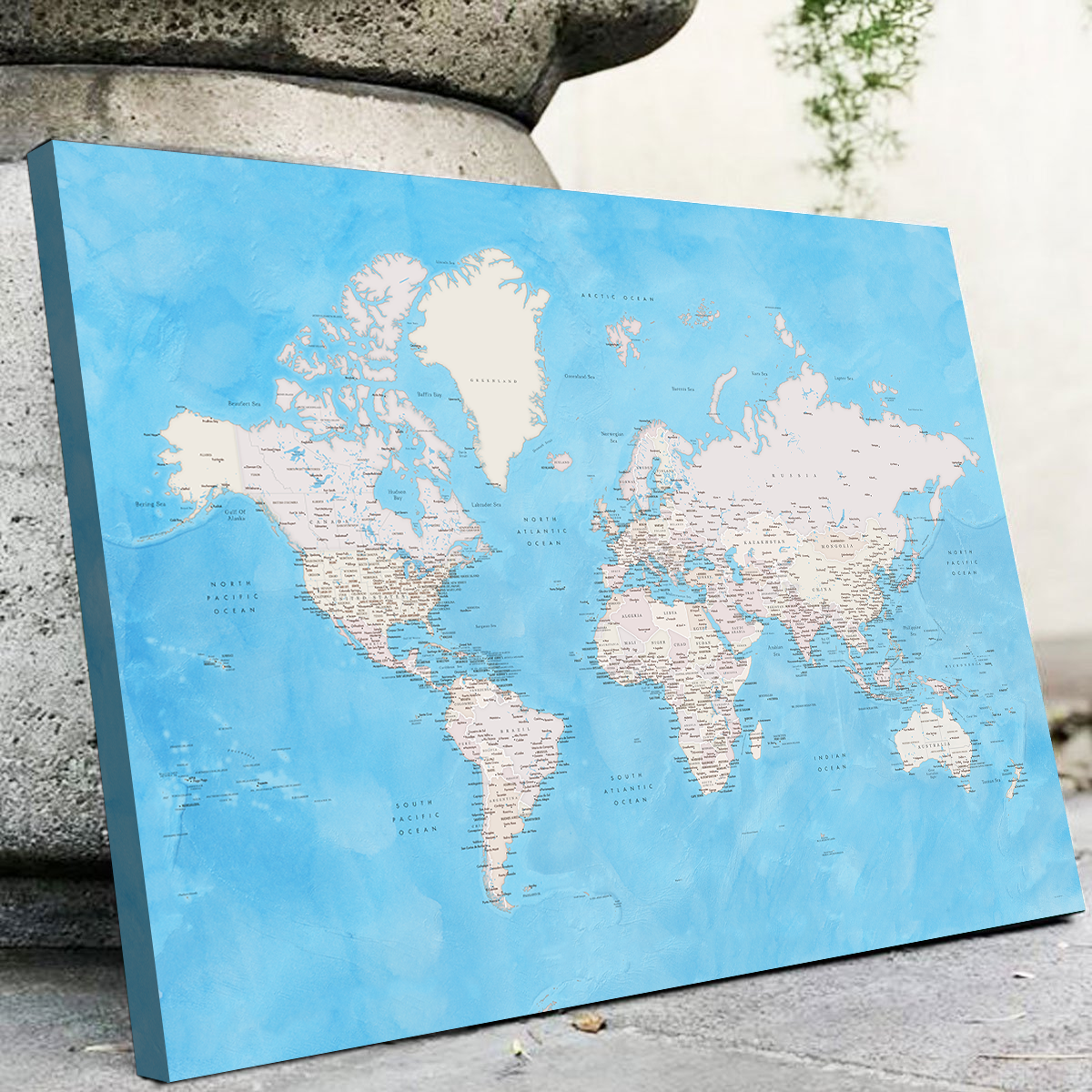 Stunning World Map 35 Wall Art for Your Decor