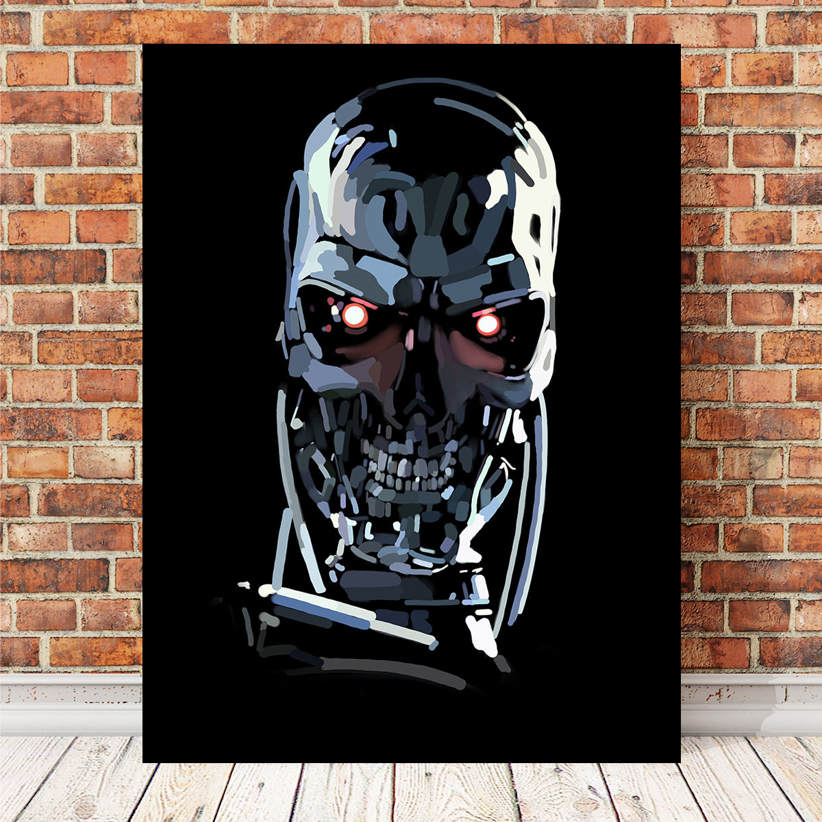 Stunning T800 Skull Wall Art by Andy Brackpool