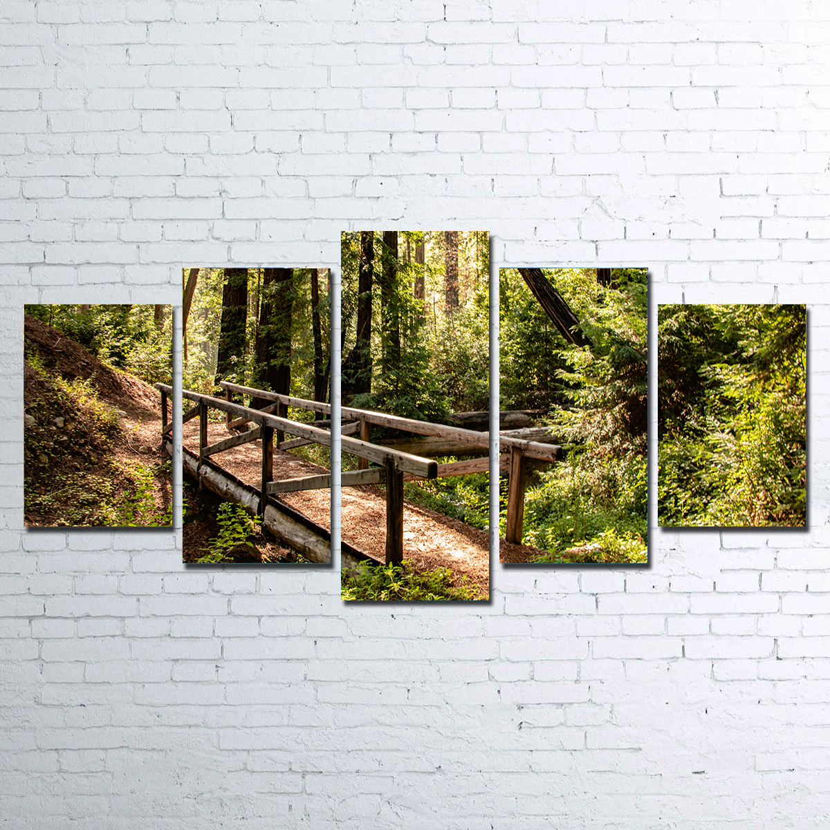 Stunning Ewoldsen Trail Bridge Wall Art by Kyle Sherry