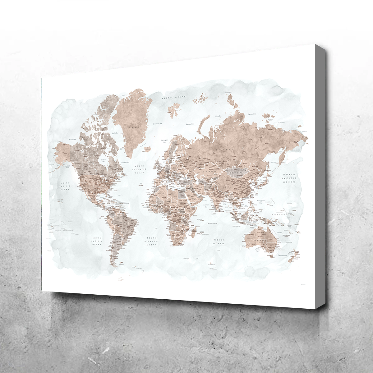 Exquisite World Map 23 Wall Art for Stunning Decor