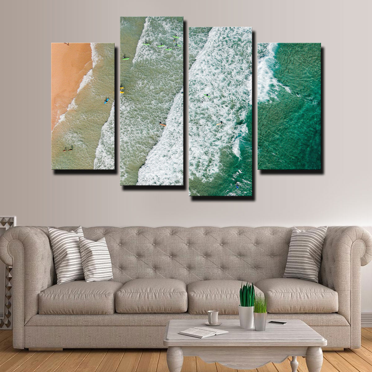 Surfs Up Wall Art - Stunning Coastal Canvas for Your Home