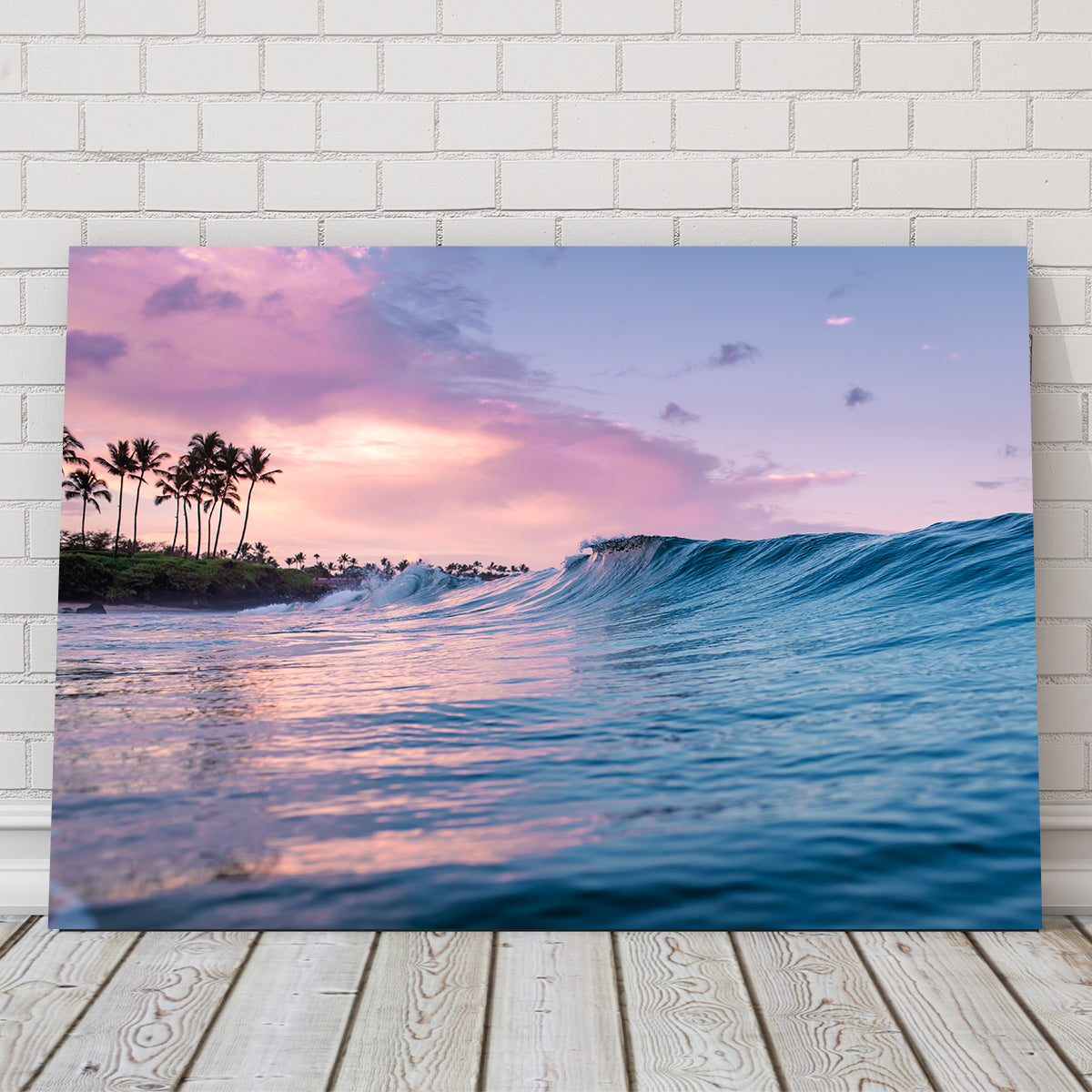 Gorgeous Sunrise Waves Wall Art by Lucas Moore