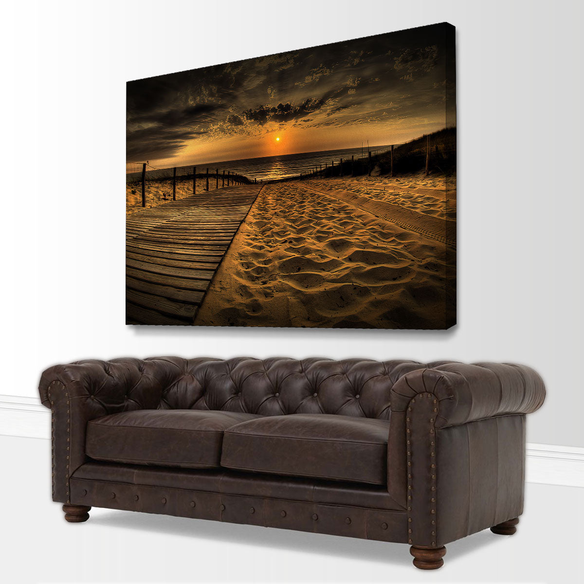 Gorgeous Sunset Beach Wall Art for Stunning Home Decor