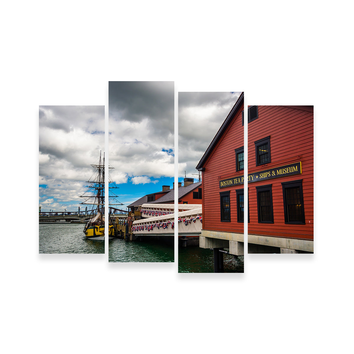 Stunning Boston Tea Party Museum Wall Art for Your Home Decor