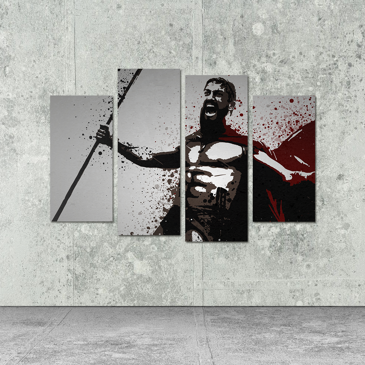 This is Sparta Stunning Wall Art by TM Creative Design