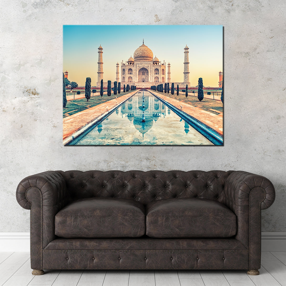 Exquisite Taj Mahal Mausoleum Wall Art by Manjik Pictures
