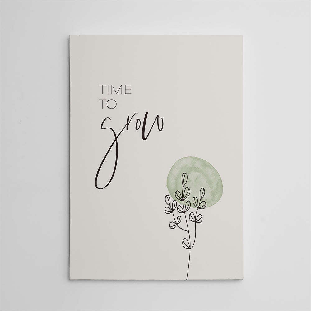 Stunning Time To Grow Wall Art by Melanie Viola