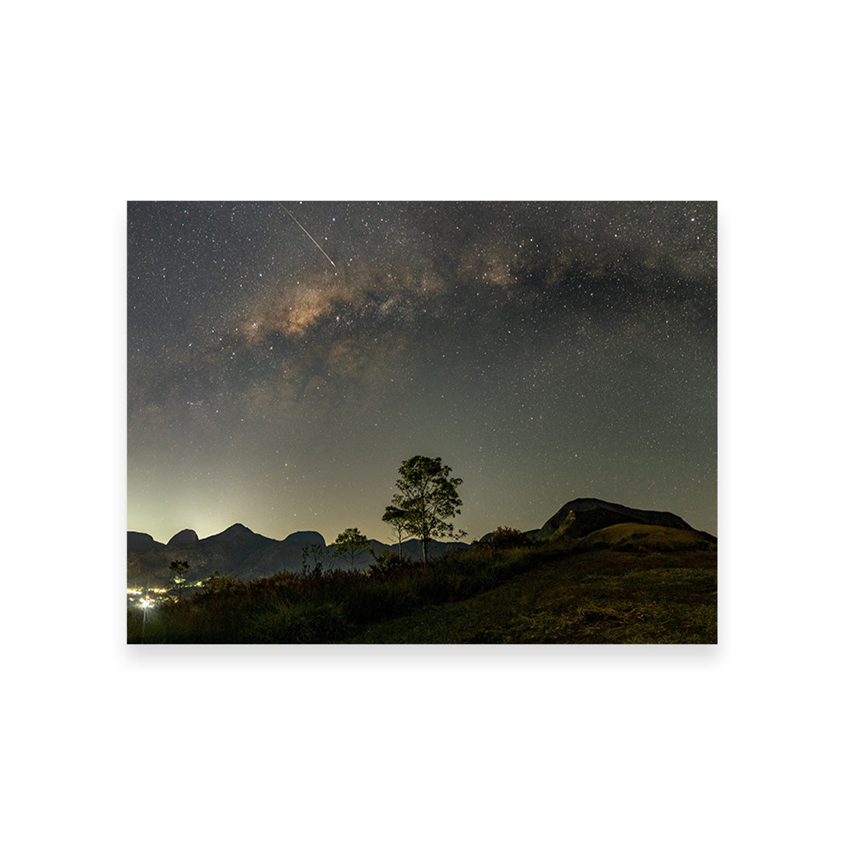 Make a Wish to the Stunning Milky Way - Handmade Art Print