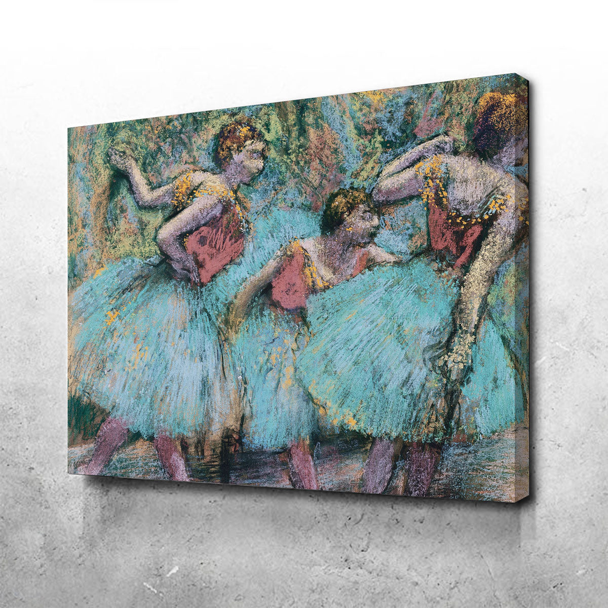 Edgar Degas' Three Dancers Exquisite Wall Art