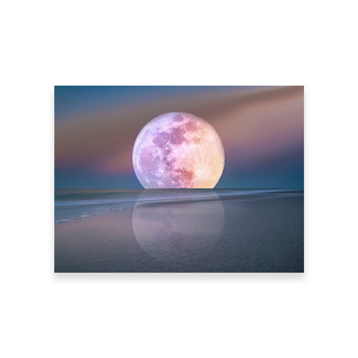 Stunning Moon Rise Wall Art by Eileen Rollin