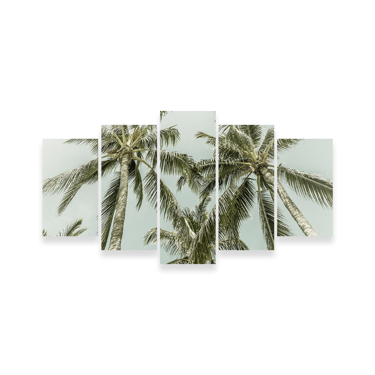 Exquisite Vintage Palm Trees Wall Art by Melanie Viola