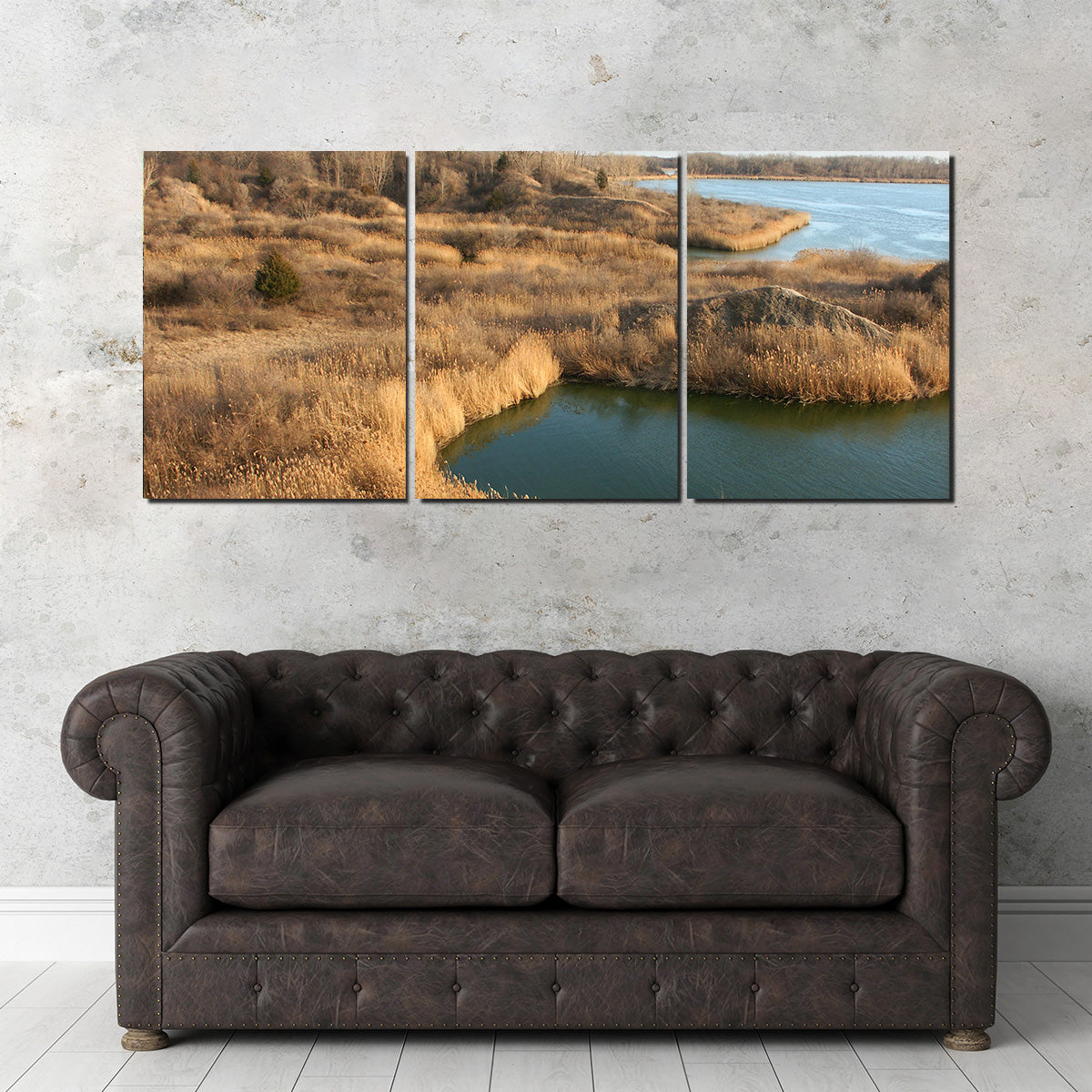 Stunning Mazonia Braidwood State Fish and Wildlife Area Wall Art - Sustainable Pine Frame Canvas