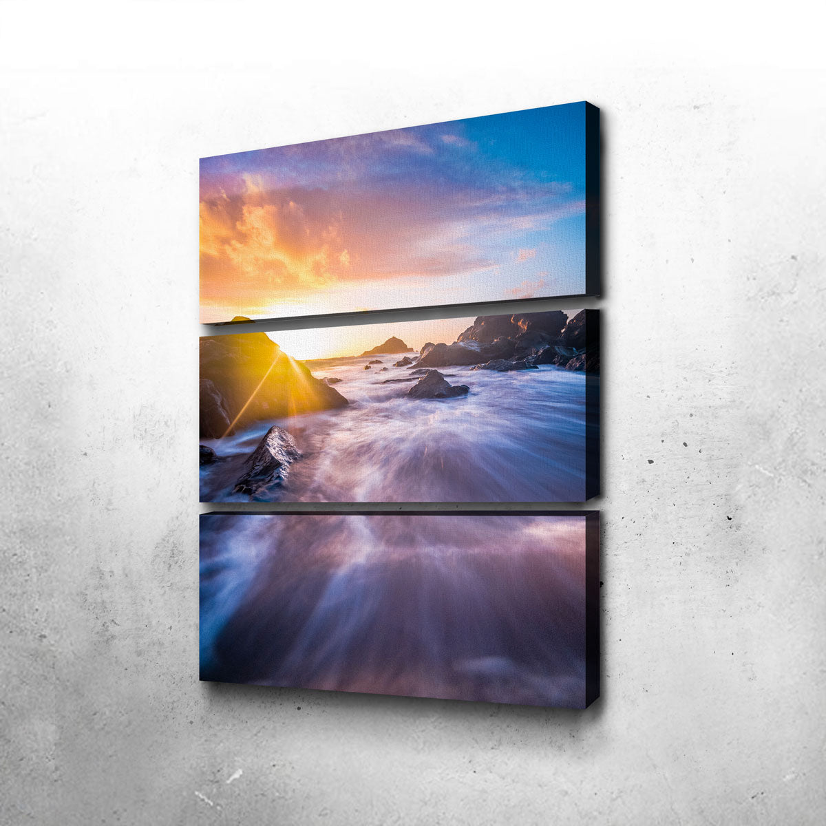 Gorgeous Sunrise Waves Wall Art by Lucas Moore