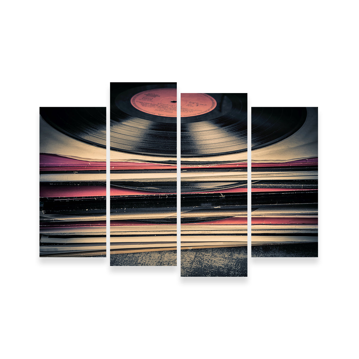 High - Quality Vinyl Records with Museum - Grade Canvas