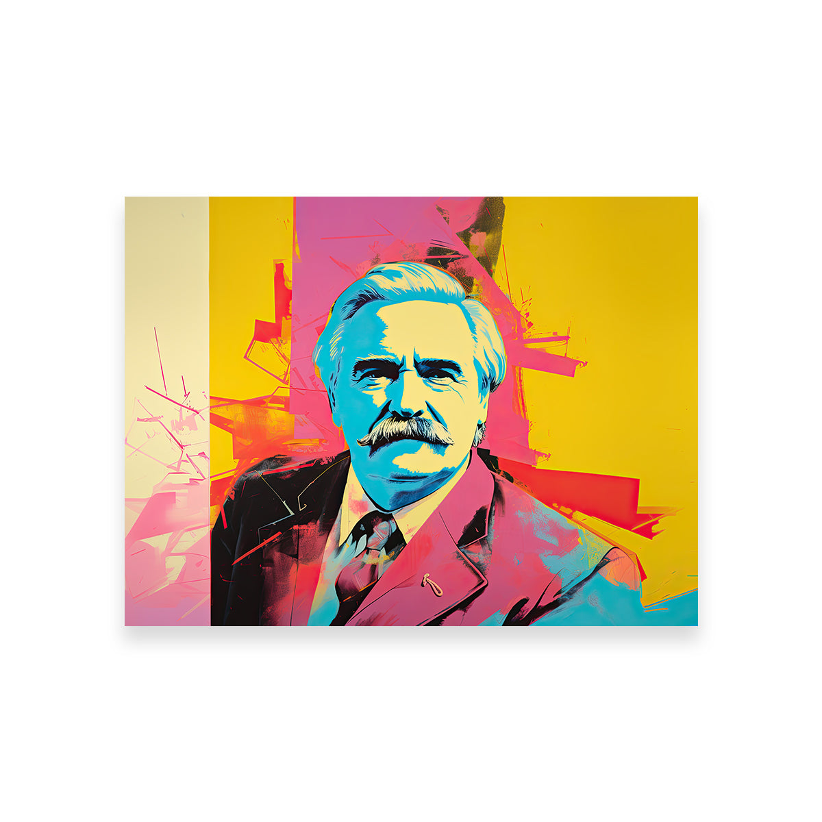 Lech Wałęsa - Stunning Warhol Style Wall Art for Your Home Decor