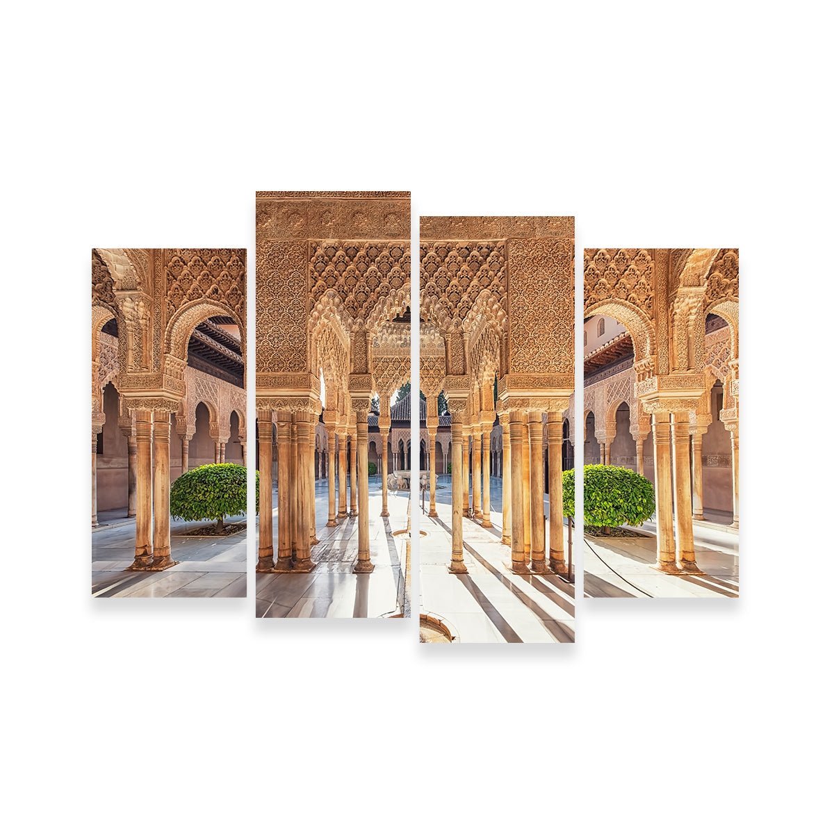 Enchanting Sunlight in the Alhambra Wall Art - Captivating Decor Piece