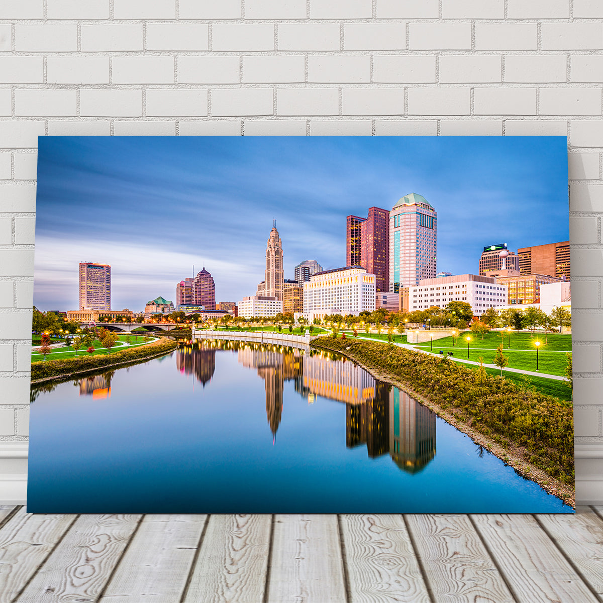 Stunning Columbus Ohio Skyline Wall Art for Home Decor
