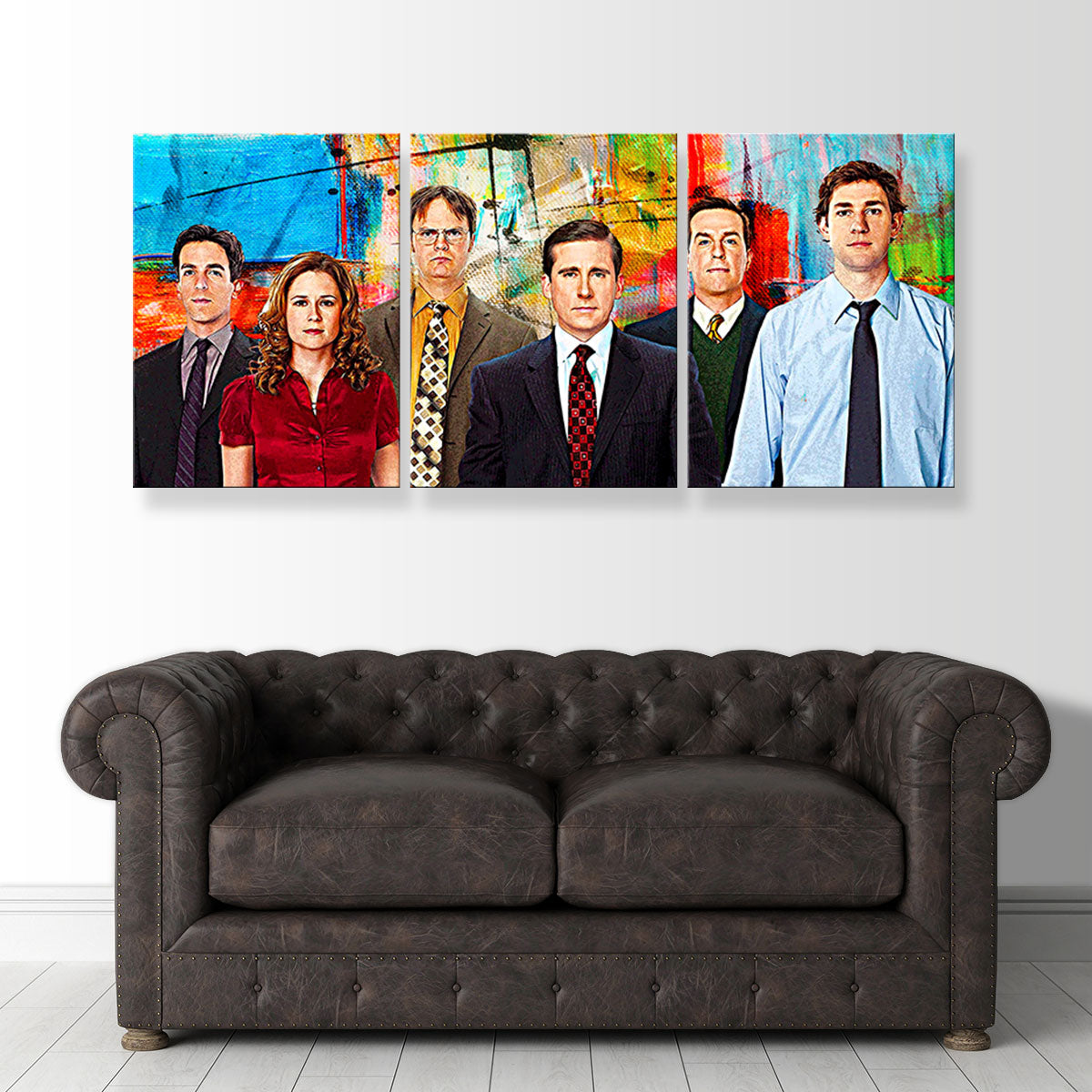 Exquisite The Office Wall Art - Sustainable Pine Wood Framed Museum Quality Canvas