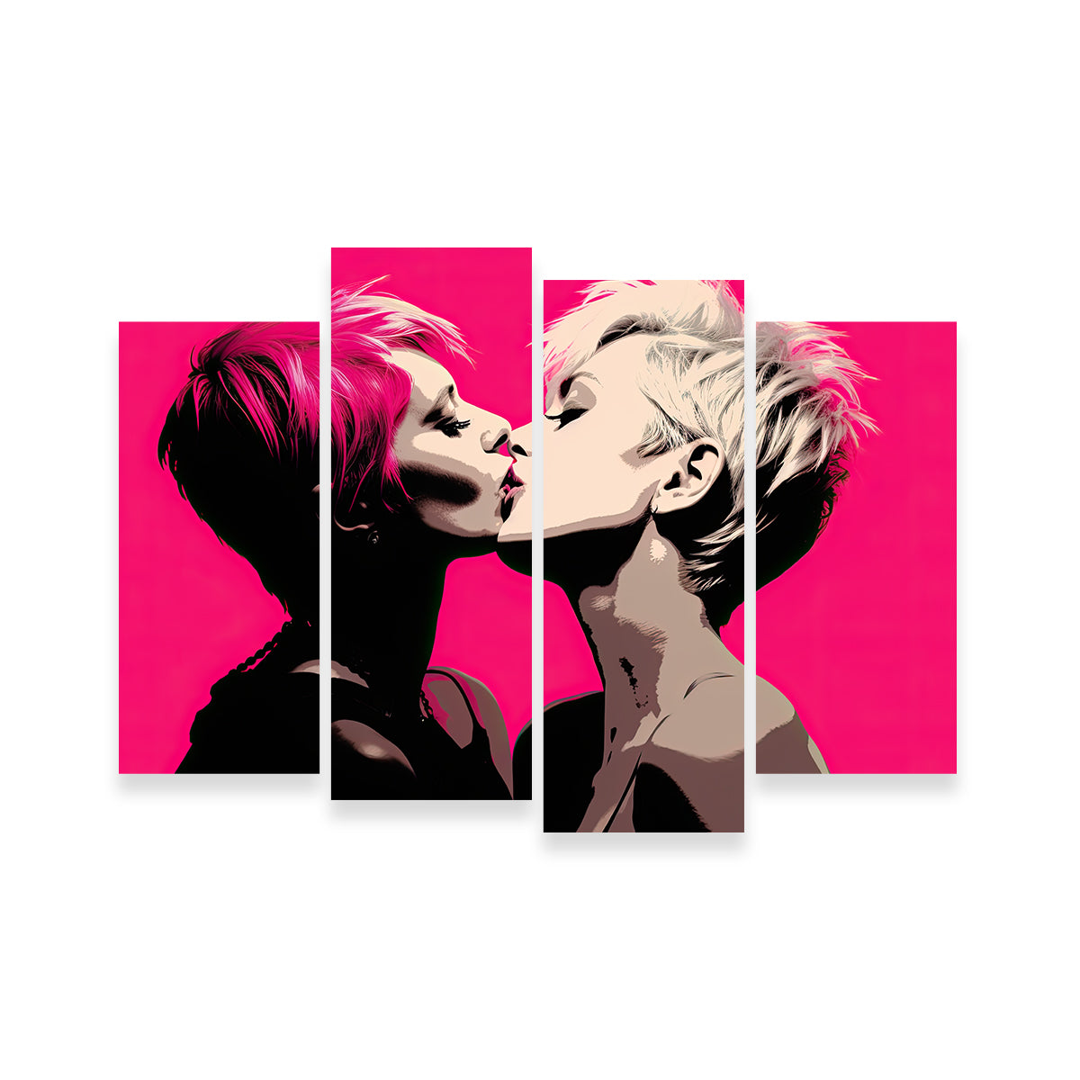 Gorgeous Lady Gaga & Pink Inspiring Wall Art by Ralph & Laura Design
