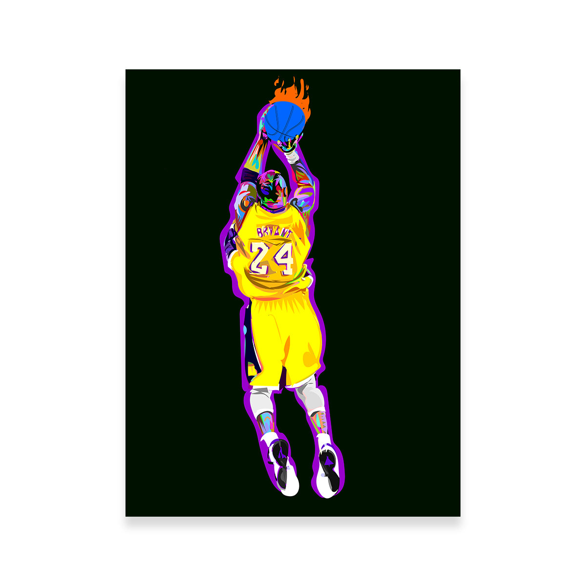 Kobe 1 Inspiring Wall Art - Museum Quality Canvas Print