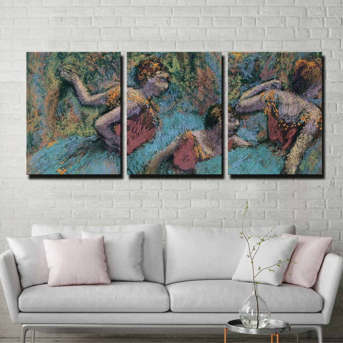Edgar Degas' Three Dancers Exquisite Wall Art