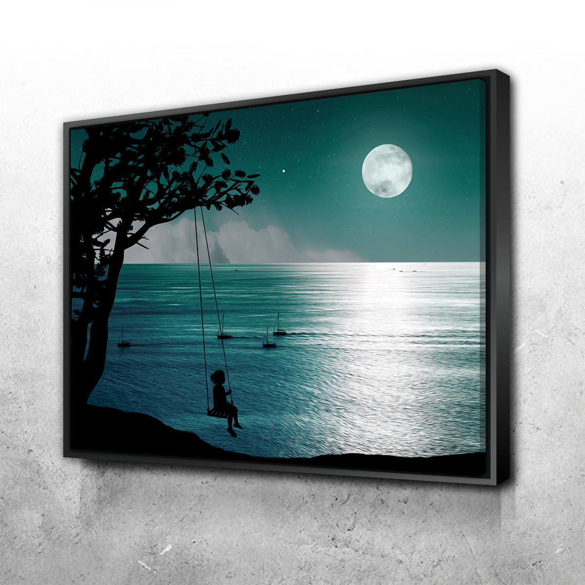 Enchanting Feelings in the Night Wall Art by George Sorin
