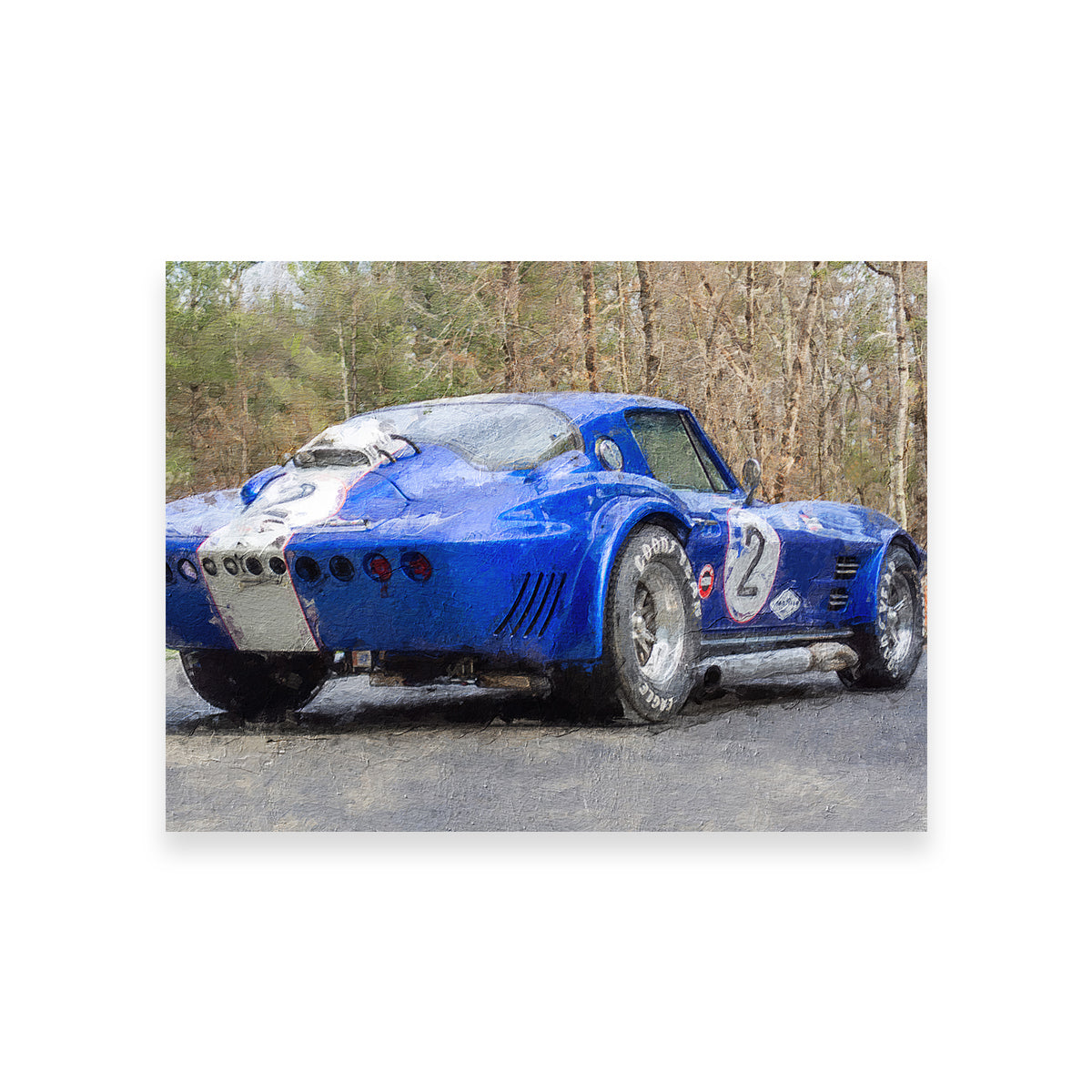 Corvette Grand Sport No. 2 Stunning Wall Art by Stephen Chambers