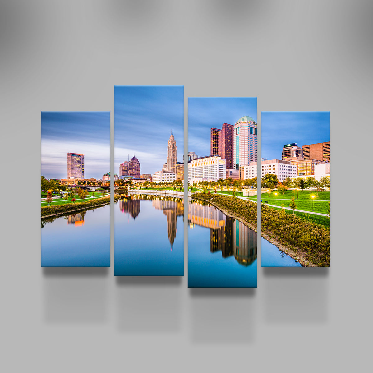 Stunning Columbus Ohio Skyline Wall Art for Home Decor