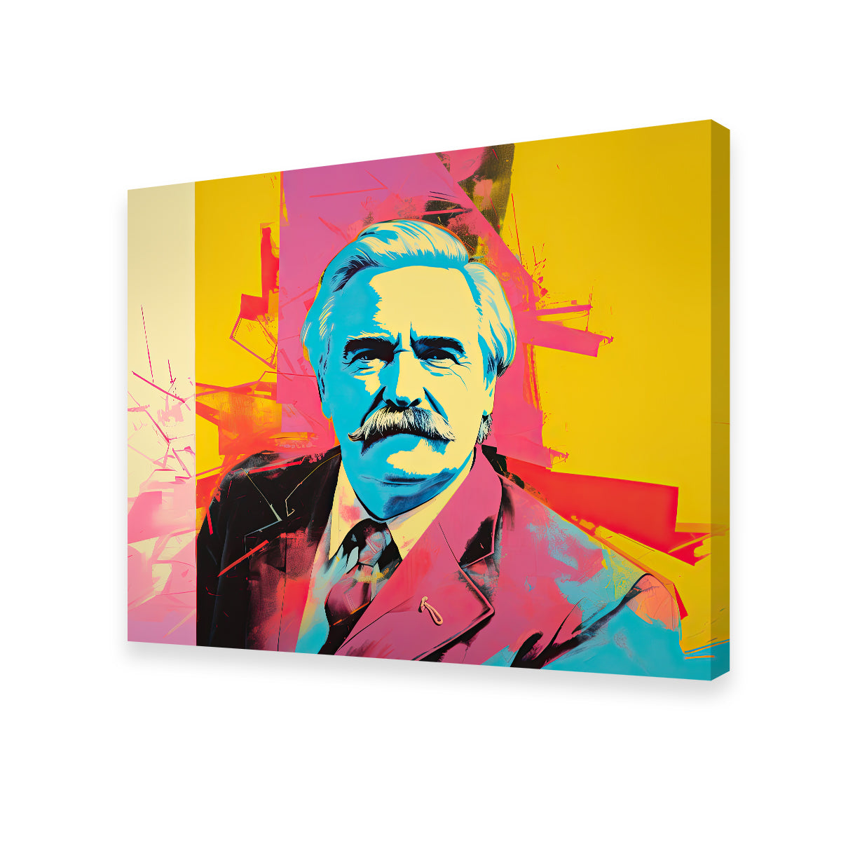 Lech Wałęsa - Stunning Warhol Style Wall Art for Your Home Decor
