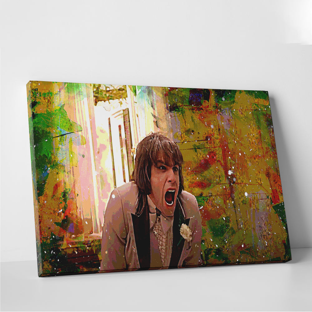 There's Something About Mary - Iconic Zipper Scene Wall Art for Movie Lovers