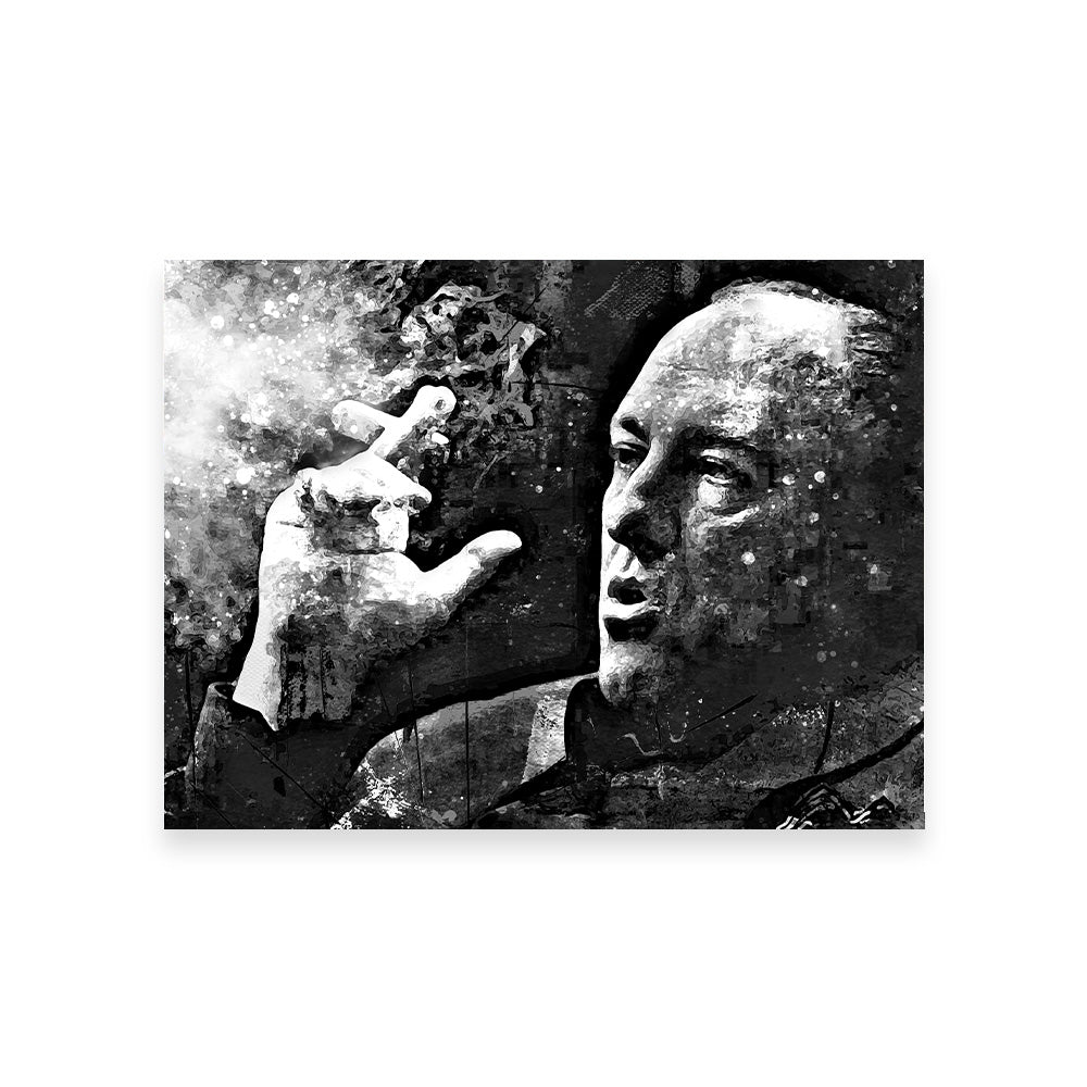 Tony Soprano Stunning Grayscale Wall Art for Home Decor