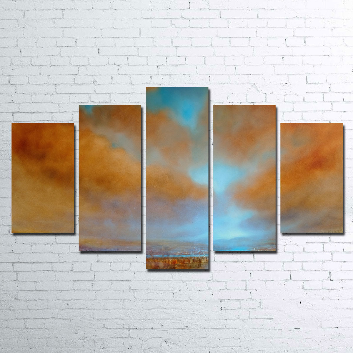 Farben Des Lichts Wall Art - Stunning Sustainable Pine Wood Framed Canvas Prints