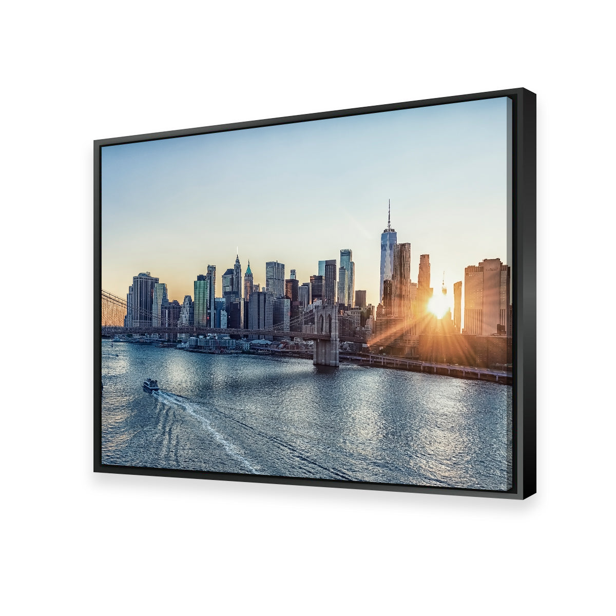 Stunning Sunset In New York Wall Art for Home Decor