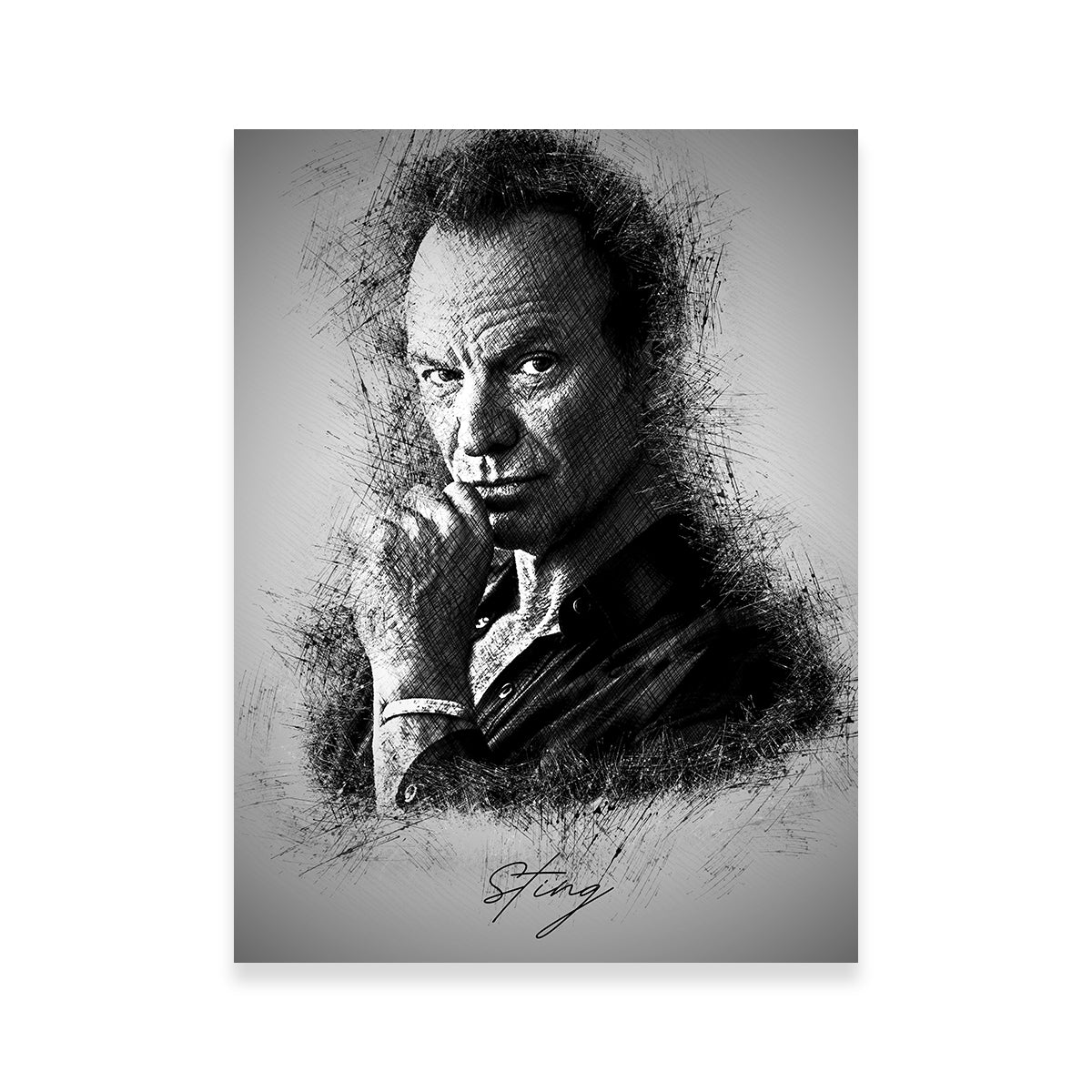 Stunning Sting Wall Art - Handmade Canvas Print