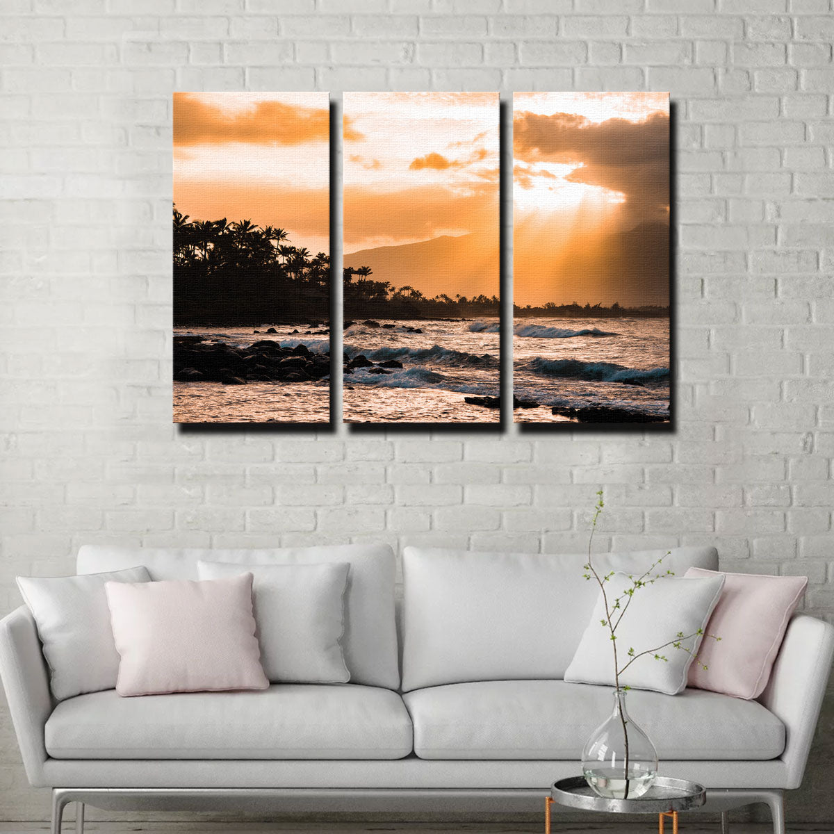 Exquisite Warm Paradise Wall Art by Lucas Moore