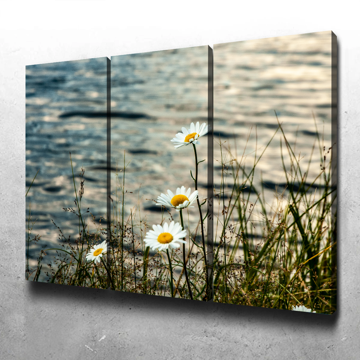 Stunning Lake Flowers Wall Art by Kyle Sherry