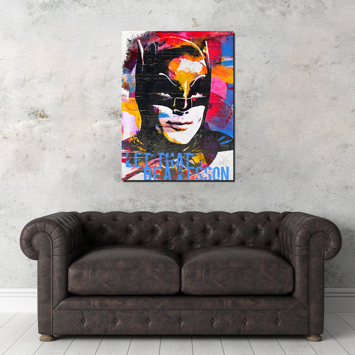 Let That Be a Lesson Inspiring Wall Art by Stephen Chambers