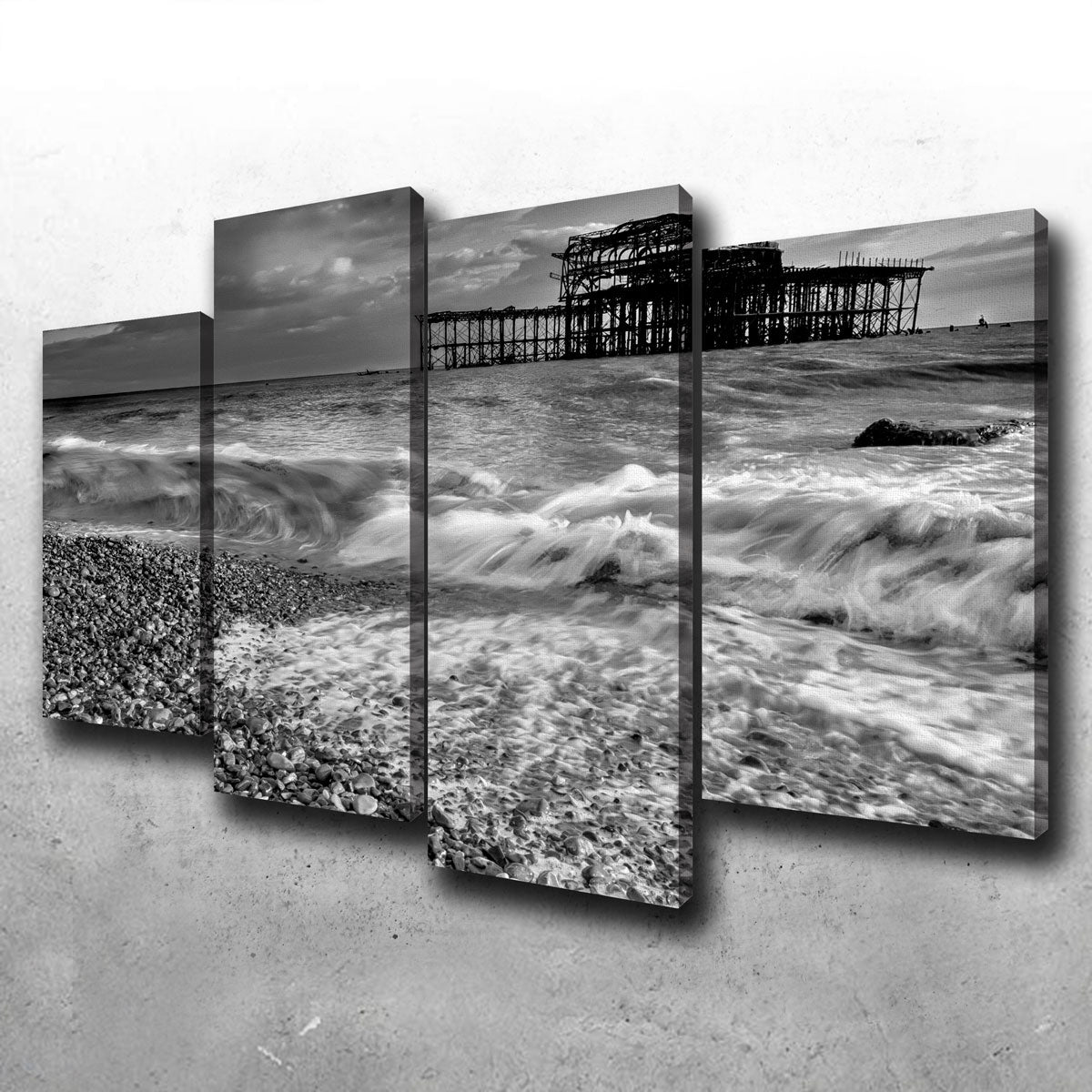 Stunning Brighton West Pier Wall Art by Mike Cotton