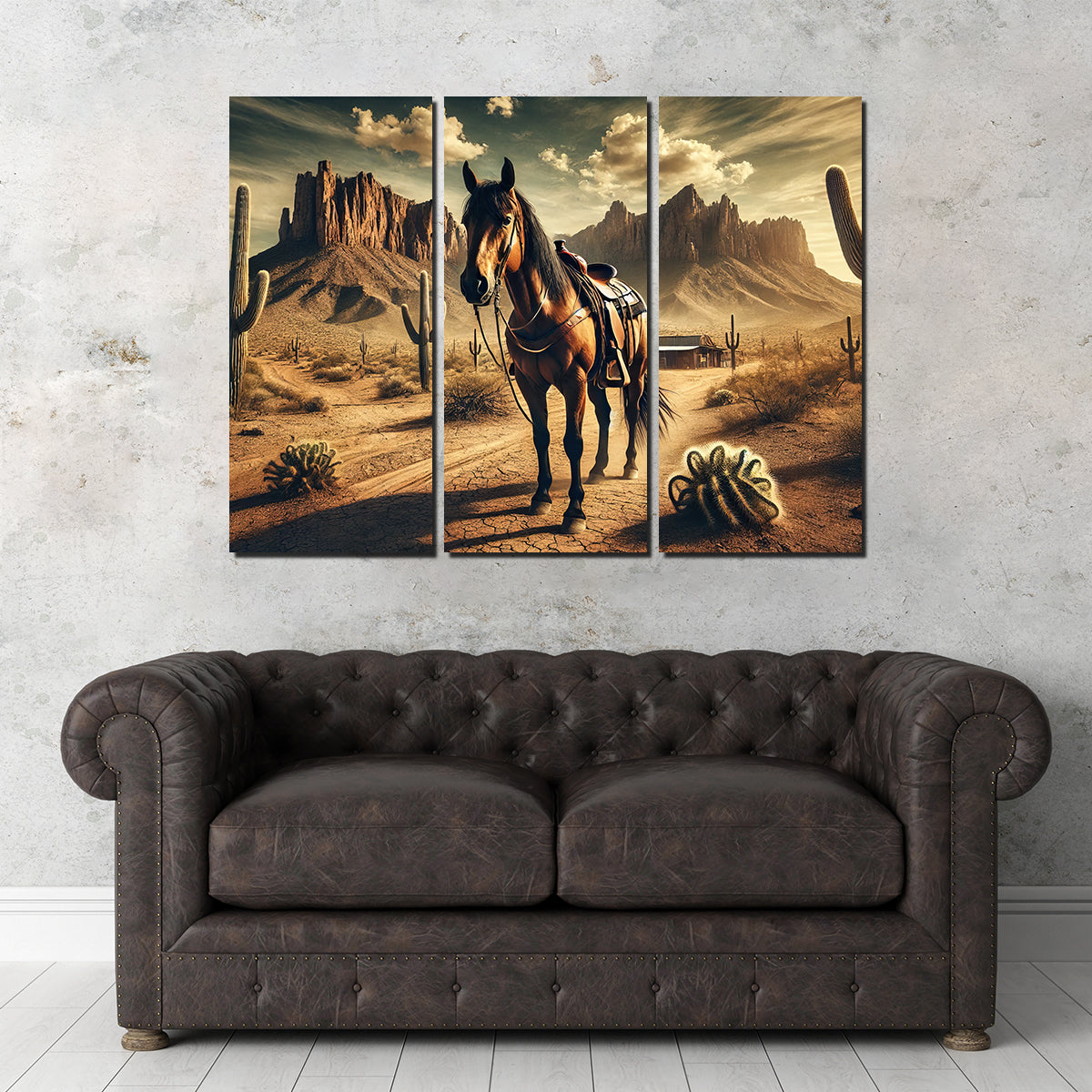 Exquisite Wild West Quarter Horse Wall Art for Stunning Decor