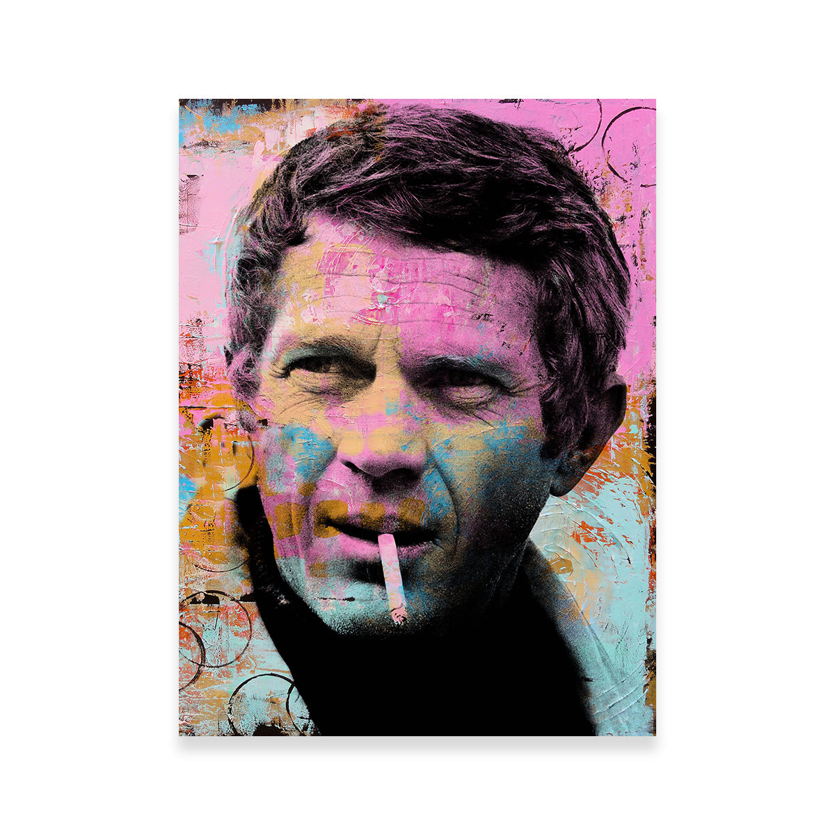 Authentic Steve McQueen Wall Art by Stephen Chambers