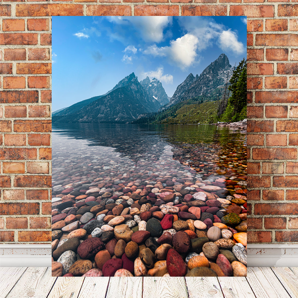 Stunning Colored Pebbles Wall Art by Lucas Moore