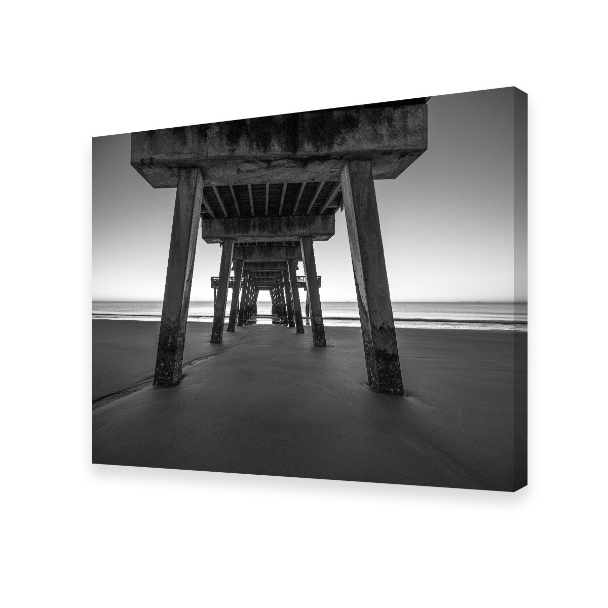 Stunning Tybee Island Black & White Wall Art by Barry Pack