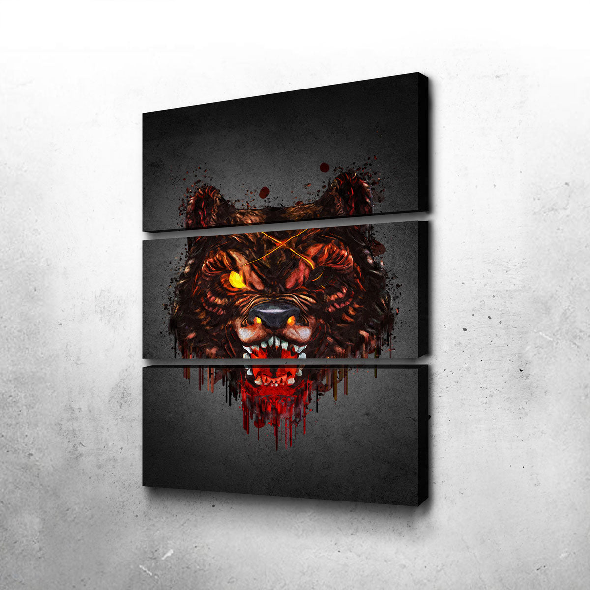 Stunning Warewolf Portrait Wall Art by Gab Fernando