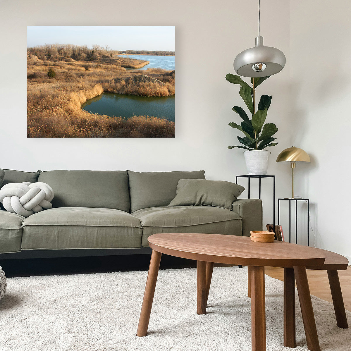 Stunning Mazonia Braidwood State Fish and Wildlife Area Wall Art - Sustainable Pine Frame Canvas