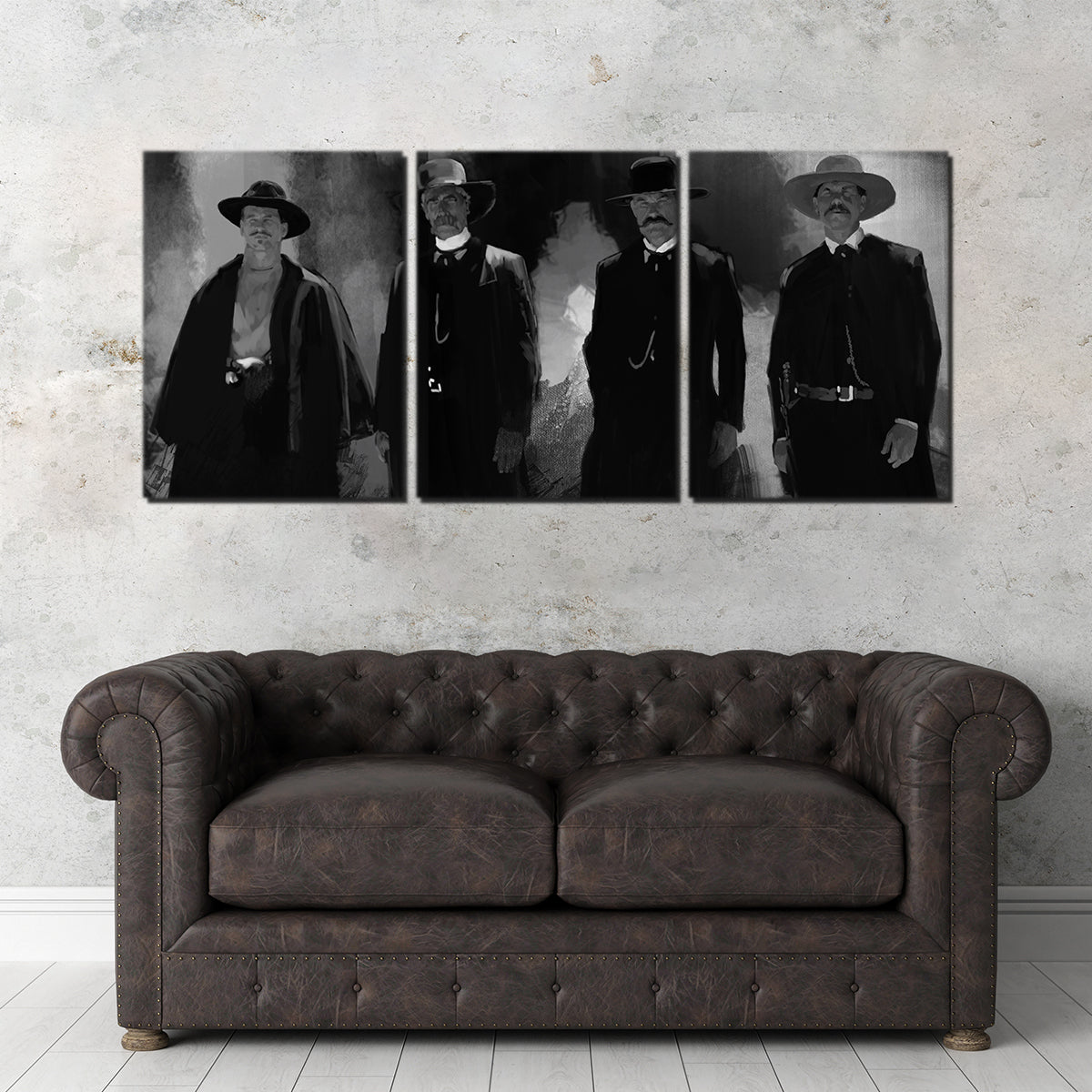 Stunning Tombstone Gang Wall Art by Andy Brackpool