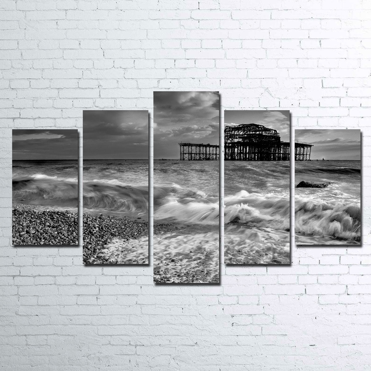 Stunning Brighton West Pier Wall Art by Mike Cotton
