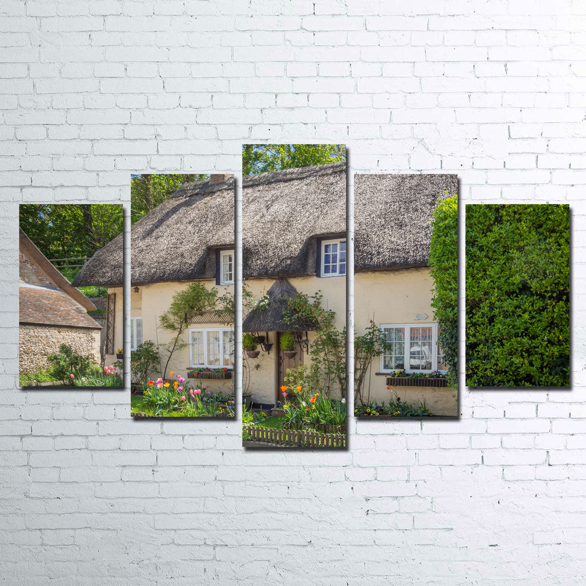 Stunning West Lulworth Cottage Wall Art by Mike Cotton